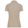 Polo manches courtes femme Light Sand – WK. Designed To Work – vue 2