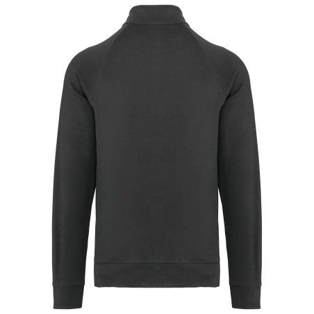 Veste molleton french terry gris unisexe WK. Designed To Work – vue 2