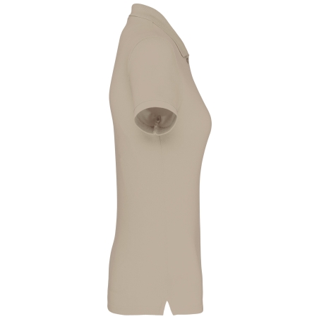 Polo manches courtes femme Light Sand – WK. Designed To Work – vue 3