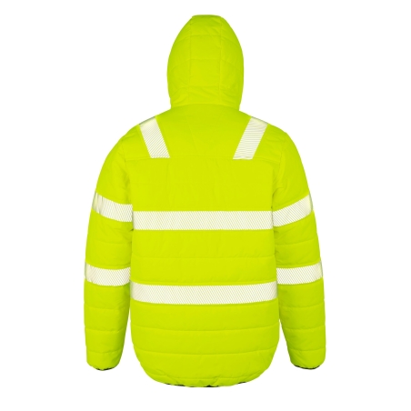 Veste de sécurité haute visibilité recyclée ripstop Result – Jaune fluo – vue 2
