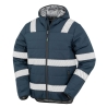 Veste de sécurité recyclée ripstop rembourrée Marine – Result