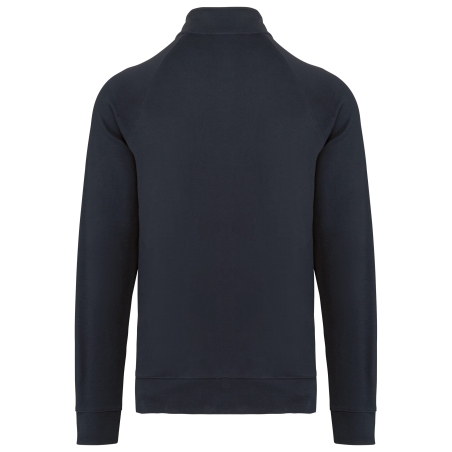 Veste molleton french terry unisexe Marine – WK. Designed To Work – vue 2