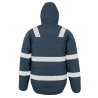Veste de sécurité recyclée ripstop rembourrée Marine – Result – vue 2