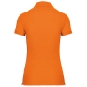 Polo Manches Courtes Femme Orange – WK. Designed To Work – vue 2