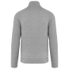 Veste molleton coton french terry unisexe Gris – WK. Designed To Work – vue 2