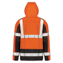 Veste haute visibilité imperméable Result Prism PU – Orange Fluo