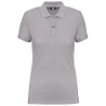 Polo Manches Courtes Femme Gris Oxford – WK. Designed To Work