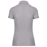 Polo Manches Courtes Femme Gris Oxford – WK. Designed To Work – vue 2