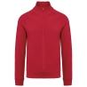 Veste molleton french terry rouge unisexe WK. Designed To Work