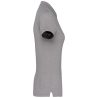 Polo Manches Courtes Femme Gris Oxford – WK. Designed To Work – vue 3