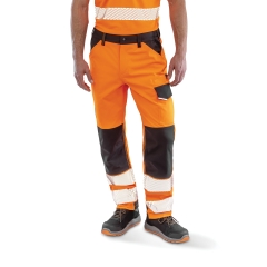 Pantalon haute visibilité recyclé Safe-Guard Orange Result