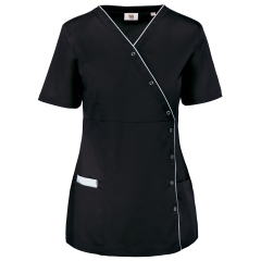 Blouse de travail femme noire WK. Designed To Work – Care Line