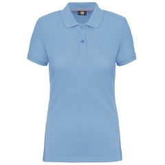 Polo manches courtes femme ciel WK. Designed To Work – 200 g/m²