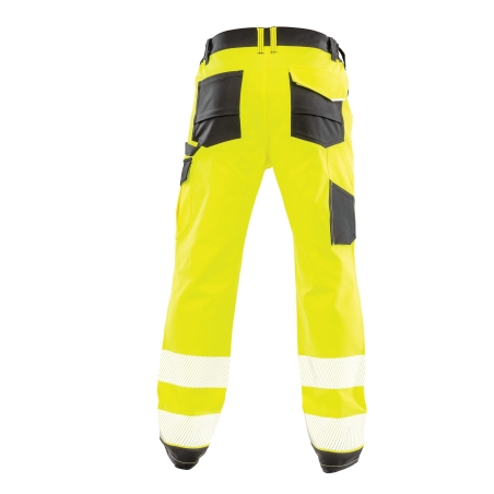 Pantalon haute visibilité recyclé Jaune Result Safe-Guard – vue 2