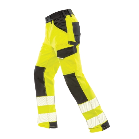 Pantalon haute visibilité recyclé Jaune Result Safe-Guard – vue 3