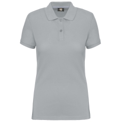 Polo Manches Courtes Femme Gris Snow Grey – WK. Designed To Work
