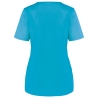 Blouse de travail femme turquoise boutons-pression WK. Designed To Work – vue 2