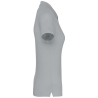 Polo Manches Courtes Femme Gris Snow Grey – WK. Designed To Work – vue 3