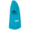 Blouse de travail femme turquoise boutons-pression WK. Designed To Work – vue 3