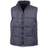 Bodywarmer doublé marine Result – sans manches zippé