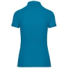 Polo manches courtes femme Bleu Tropical Blue – WK. Designed To Work – vue 2