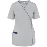 Blouse de travail femme polycoton Snow Grey – WK. Designed To Work