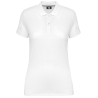 Polo manches courtes femme blanc WK. Designed To Work