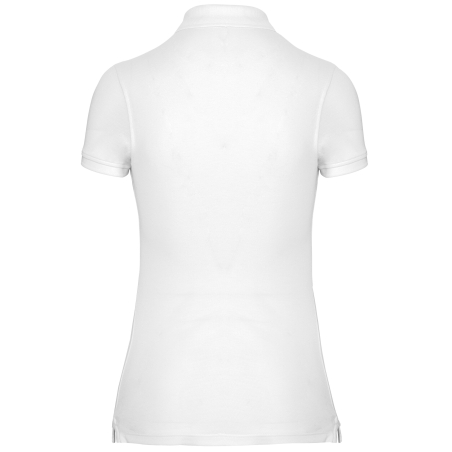 Polo manches courtes femme blanc WK. Designed To Work – vue 2