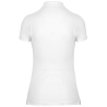 Polo manches courtes femme blanc WK. Designed To Work – vue 2
