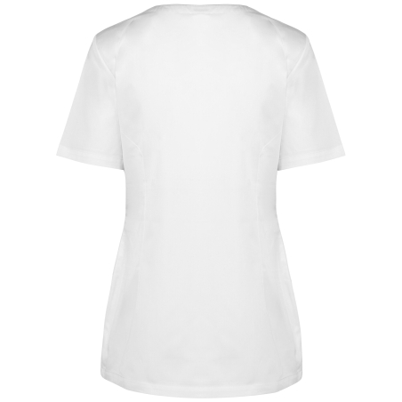 Blouse de travail femme blanc polycoton WK. Designed To Work – vue 2
