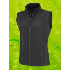 Bodywarmer Softshell Femme Recyclé Noir – Result