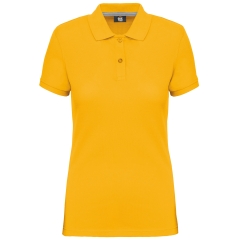 Polo manches courtes femme Jaune WK. Designed To Work