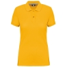Polo manches courtes femme Jaune WK. Designed To Work