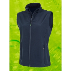 Bodywarmer Softshell Femme Recyclé Marine – Result