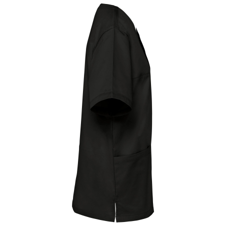 Tunique manches courtes polycoton unisexe Noire – WK. Designed To Work – vue 3