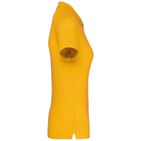 Polo manches courtes femme Jaune WK. Designed To Work – vue 3