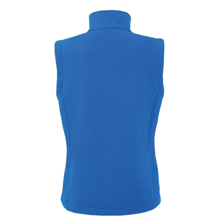Bodywarmer Softshell Femme Recyclé Bleu Royal – Result – vue 2
