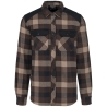 Chemise à carreaux homme Beige WK. Designed To Work