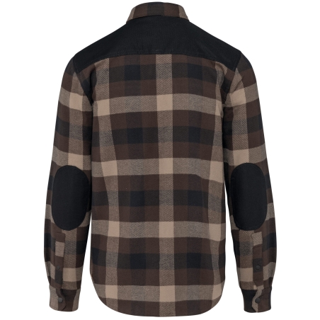 Chemise à carreaux homme Beige WK. Designed To Work – vue 2