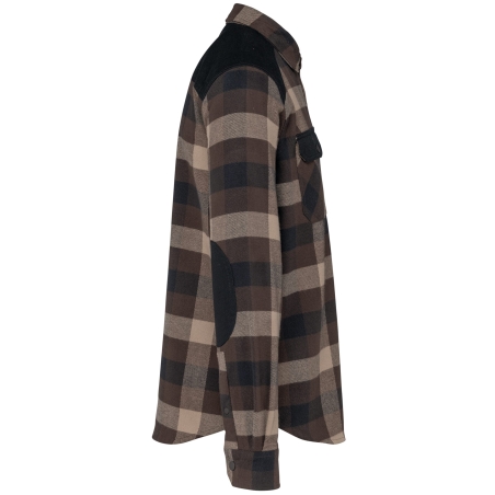 Chemise à carreaux homme Beige WK. Designed To Work – vue 3