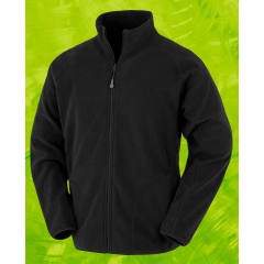 Veste micropolaire full zip Noir – Result Genuine Recycled