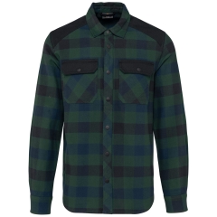 Chemise à carreaux poches homme Noir – WK. Designed To Work