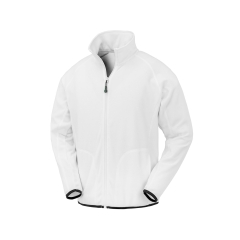 Veste micropolaire Full Zip Blanc Result – Personnalisée en France