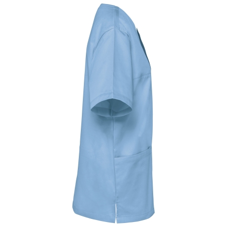 Tunique manches courtes polycoton unisexe Ciel – WK. Designed To Work – vue 3