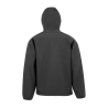Veste softshell recyclée 3 couches à capuche Noir – Result – vue 2