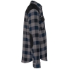 Chemise à carreaux homme manches longues Noire WK. Designed To Work – vue 3
