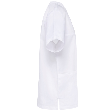 Tunique médicale manches courtes blanche unisexe – WK. Designed To Work – vue 3