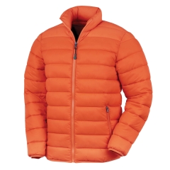 Doudoune Ripstop Recyclée 3-en-1 Result – Orange / Navy