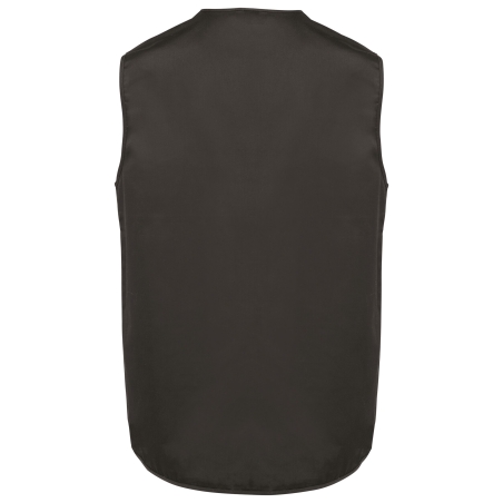 Bodywarmer Multipoches Doublé Gris WK. Designed To Work – vue 2