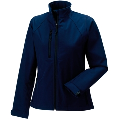 Veste softshell femme Russell Marine – Coupe ajustée 340 g/m²